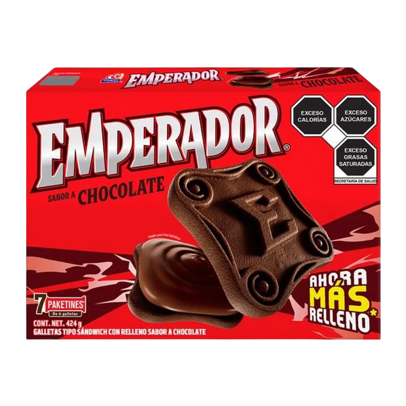 GALLETAS DE CHOCOLATE EMPERADOR GAMESA 12/424GR