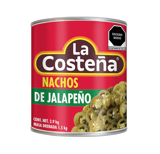 CHILE JALAPEÑO PICADO LA COSTEÑA 12/800 GR.