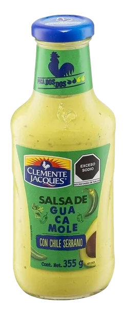 SALSA GUACAMOLE SERRANO CLEMENTE JACQUES 12/355 GR