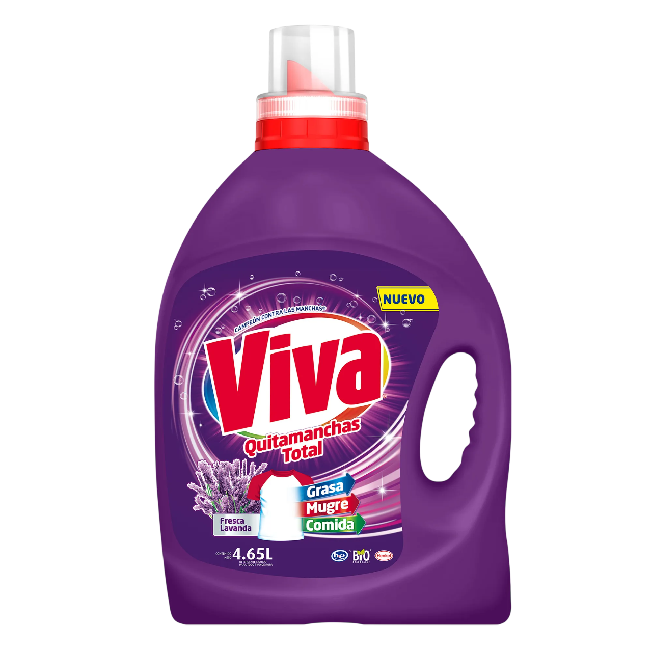 DETERGENTE LIQUIDO VIVA LAVANDA 4/4.65LT