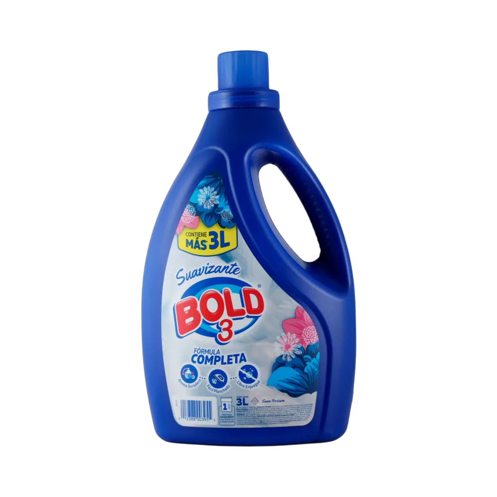 SUAVIZANTE DE TELA BOLD 3 SUAVE FRESCURA  4/3 LTS