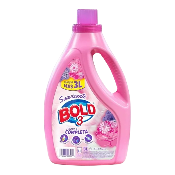SUAVIZANTE DE TELA BOLD 3 FLORES DE PRIMAVERA 4/3 LTS