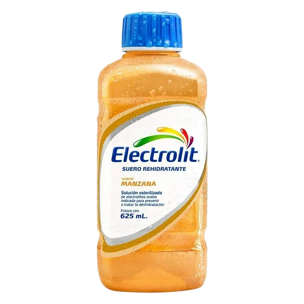 SUERO ELECTROLIT MANZANA 12/625 ML.