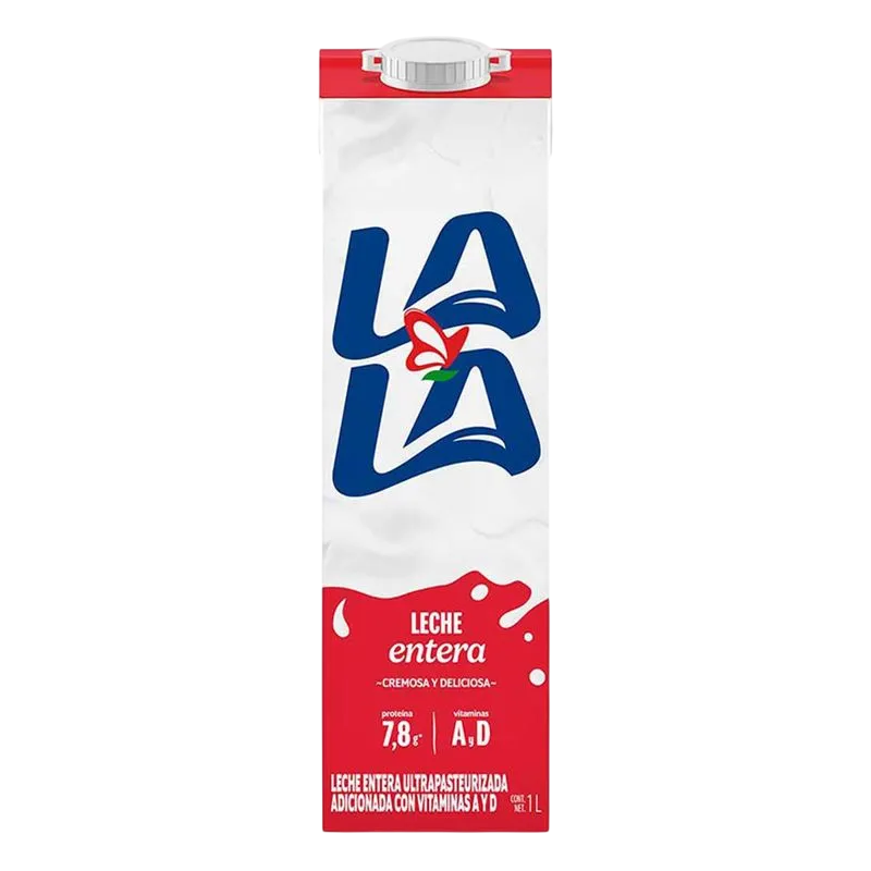 LECHE ENTERA LALA TETRAPACK 12/1 LT.