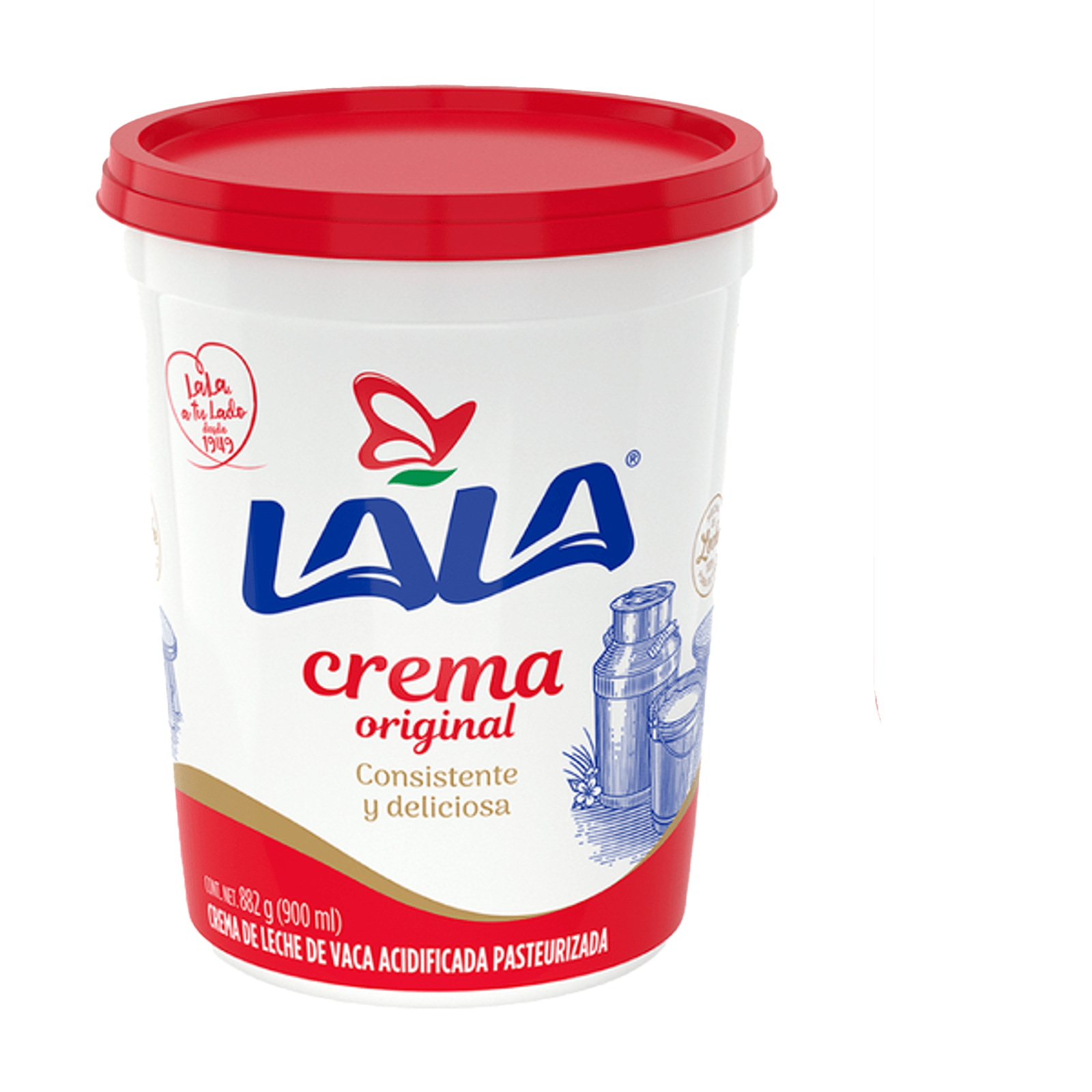 CREMA ACIDIFICADA LALA 900 ML.