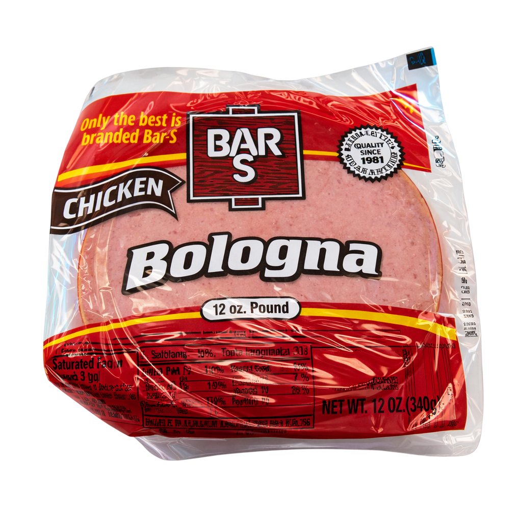 BOLONIA BARS DE POLLO 12/1LB. SKU 6424