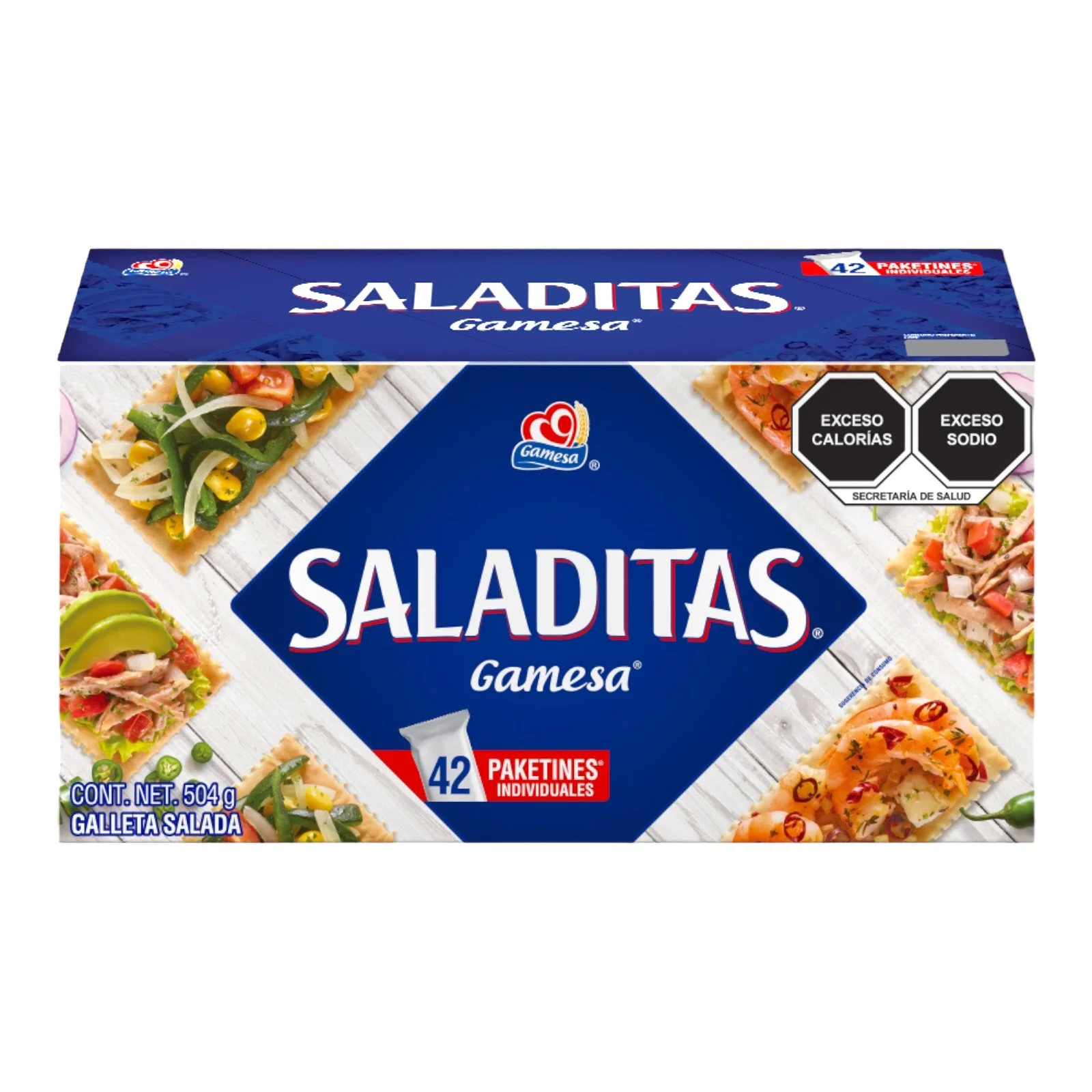 GALLETAS SALADITAS GAMESA 12/504GR