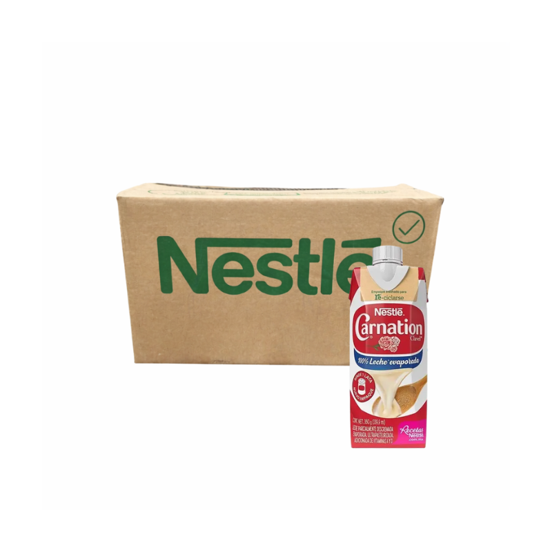LECHE EVAPORADA CARNATION BRICK 12/360GR