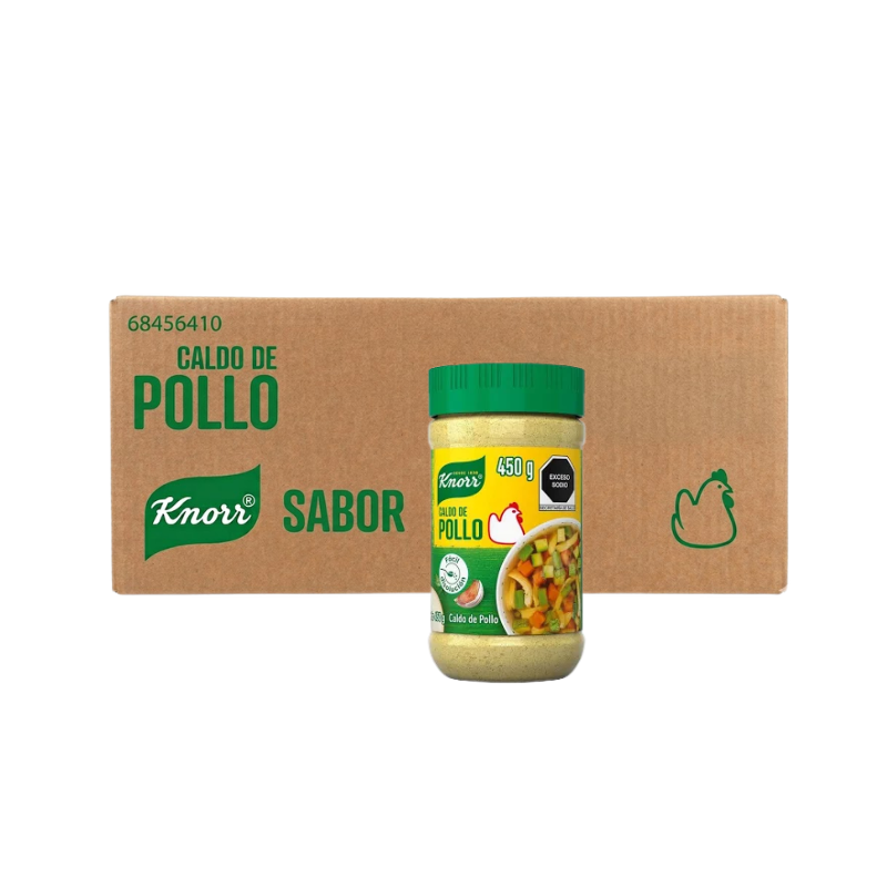 CONSOME DE POLLO KNORR SUIZA 12/450 GR