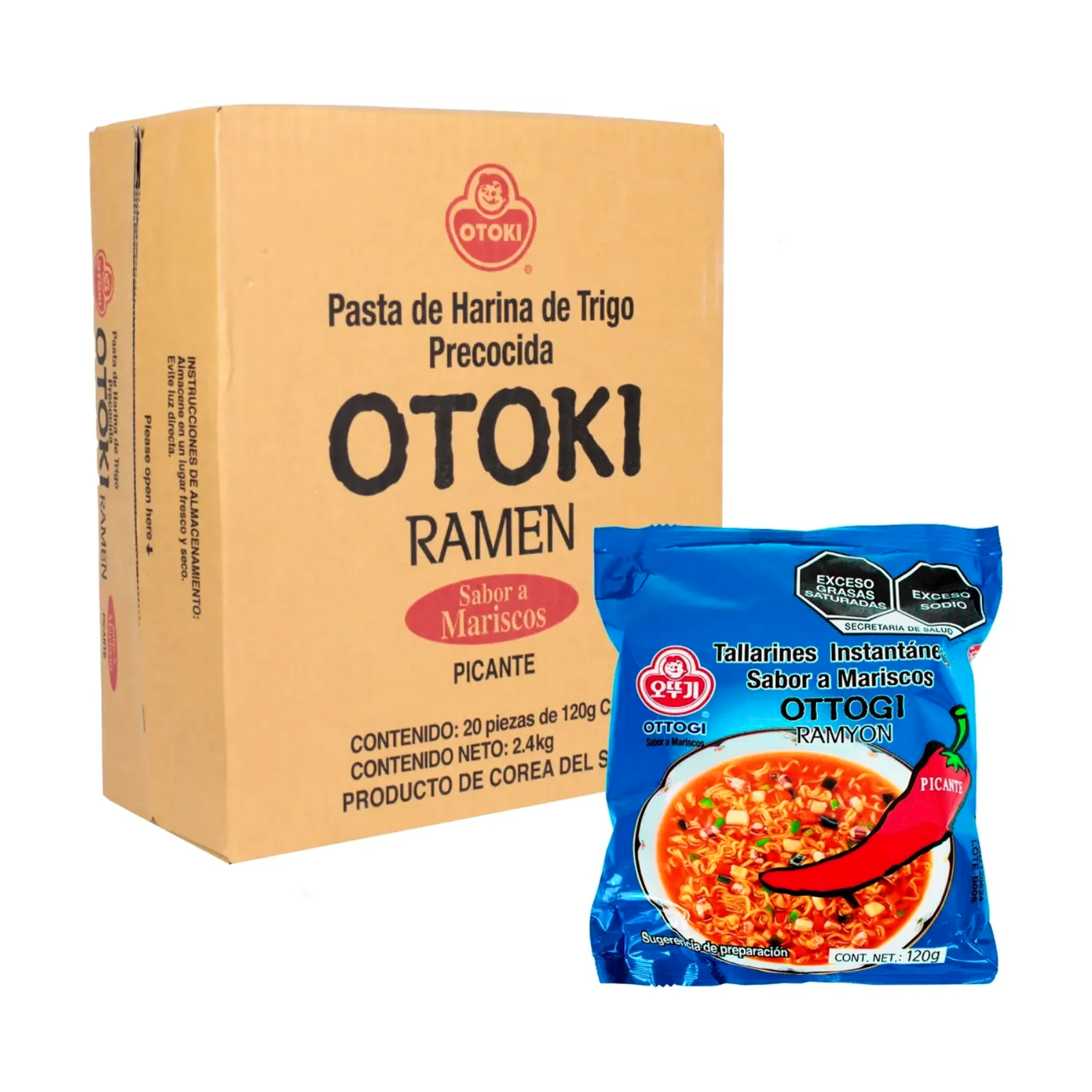 SOPA RAMEN SAB. MARISCOS OTOKI 20/120 GR