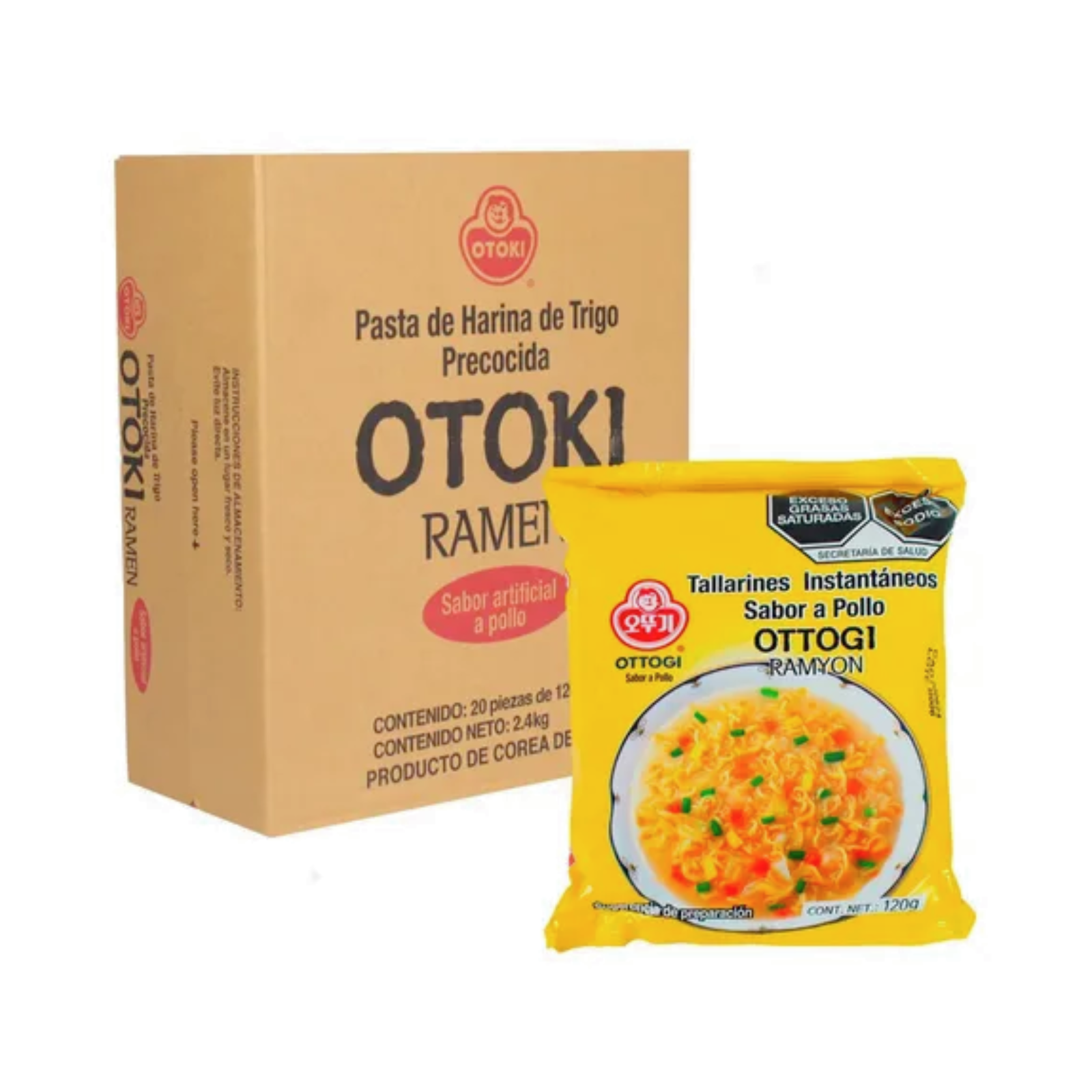 SOPA RAMEN SAB. A POLLO OTOKI 20/120GR
