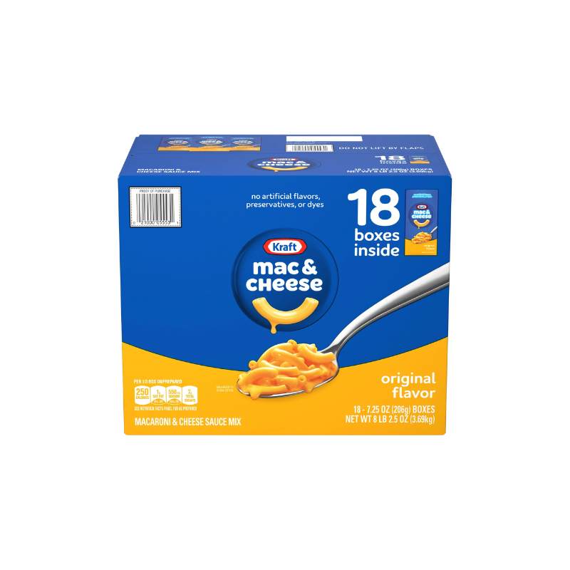 MACARONI AND CHEESE KRAFT 18/206GR