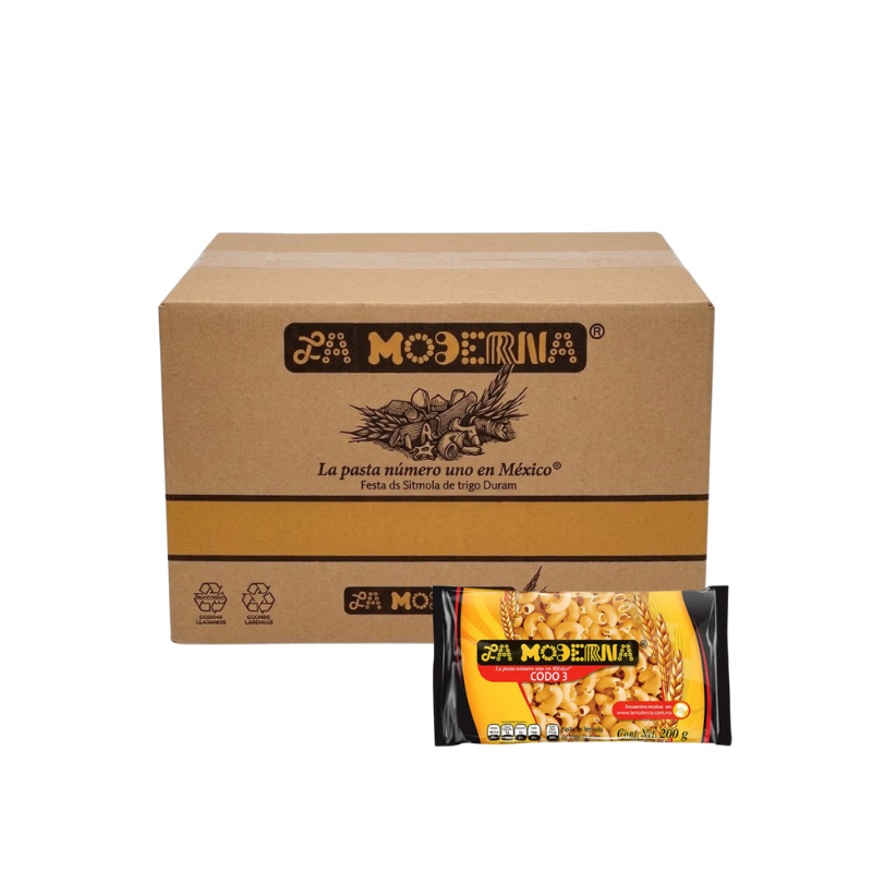 PASTA CODO 3 LA MODERNA 20/200 GR