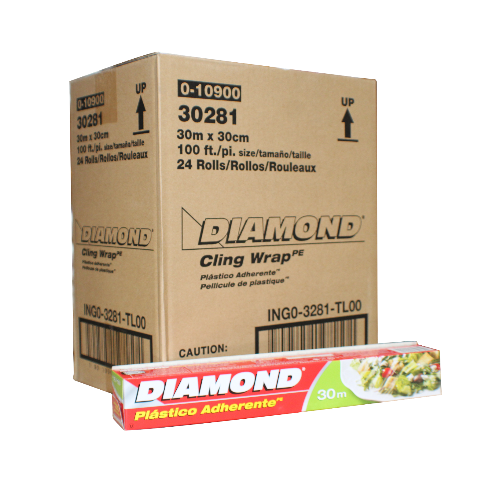 PLASTICO ADHERENTE DIAMOND 24/100 FT