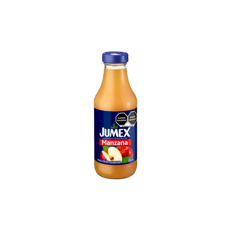BEBIDA JUMEX 12/413 ML NECTAR MANZANA BOT.