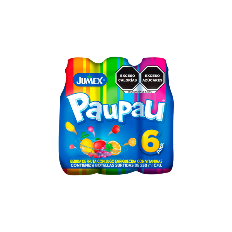 BEBIDA SIX PACK PAU-PAU 4/6/250 ML