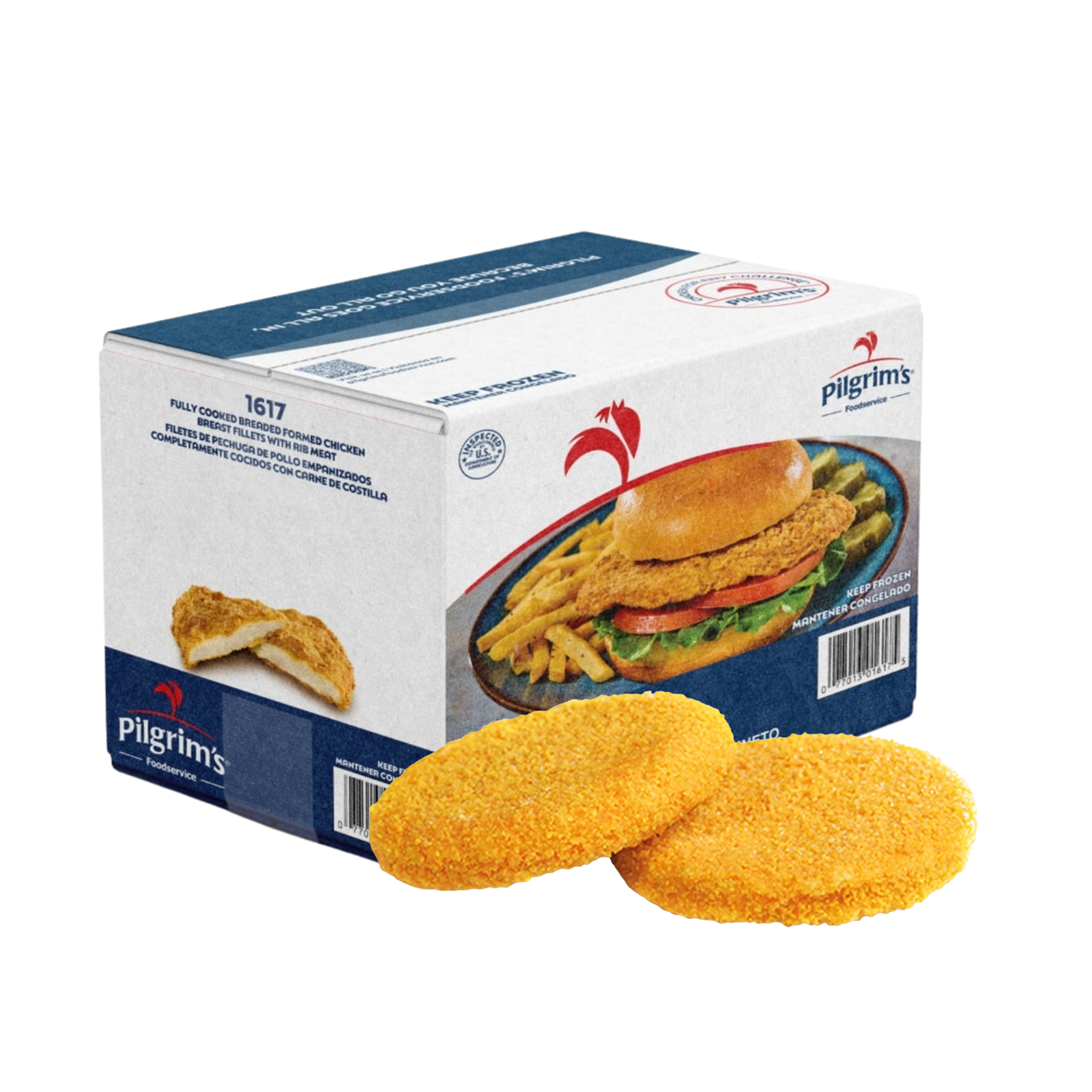 CARNE P/HAMBURGUESA DE POLLO PILGRIMS 6/2KG