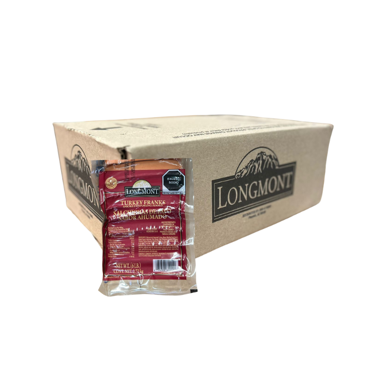 SALCHICHA DE PAVO LONGMONT 4/6 LB.
