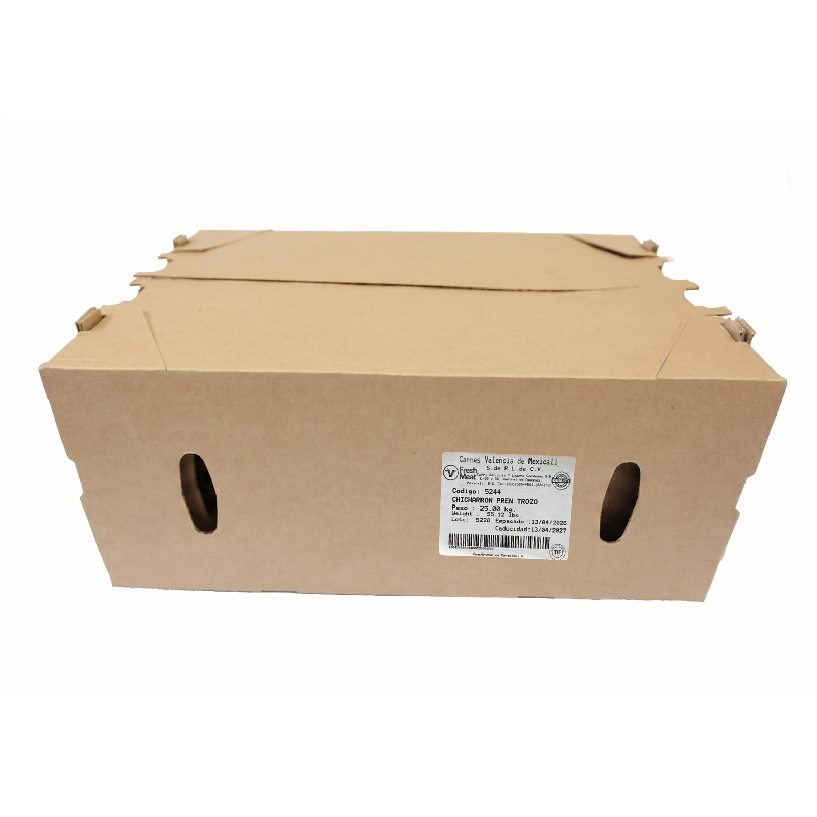 CHICHARRON PRENSADO FRESH MEAT 25 KG
