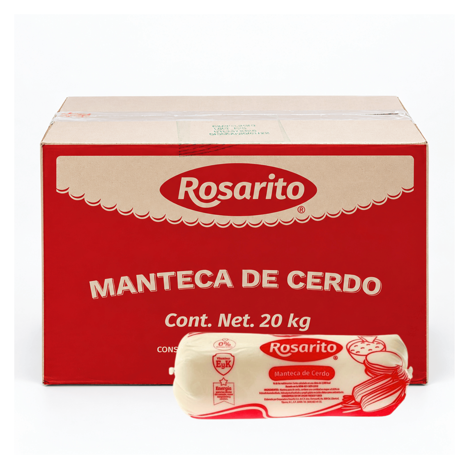 MANTECA ROSARITO 20/1 KG