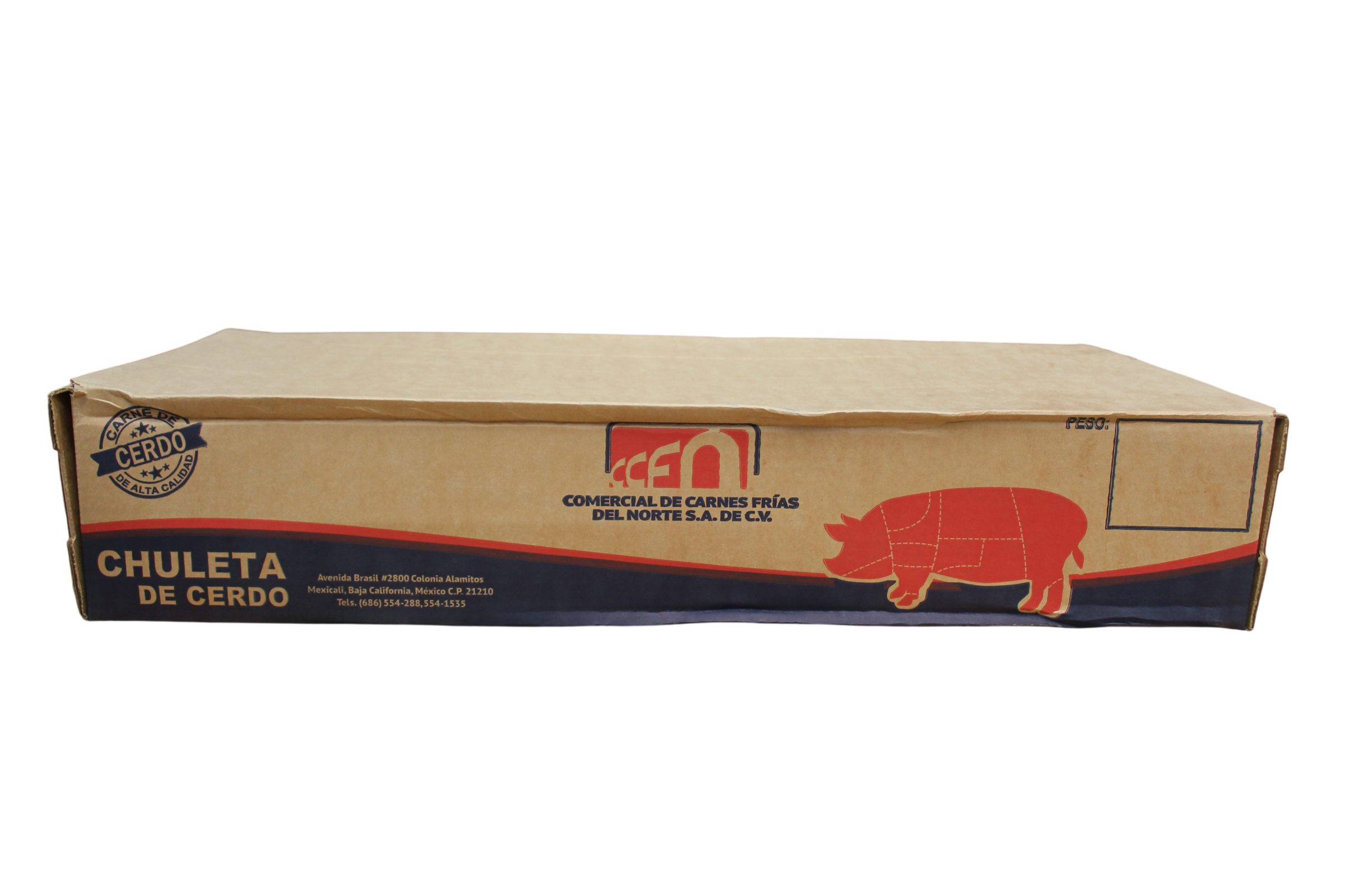 CHULETA DE PUERCO AMERICANA CONGELADA CCFN EN CAJA