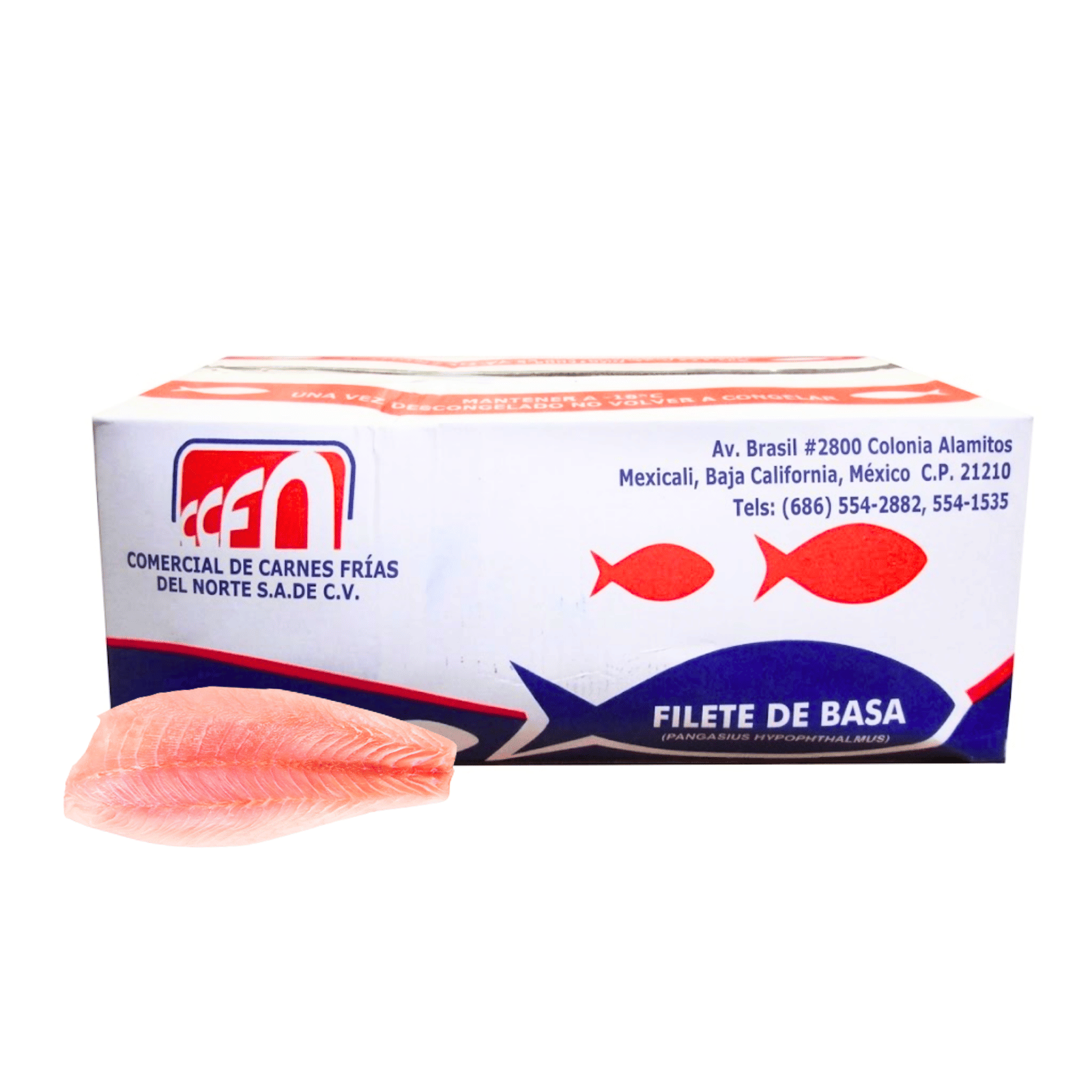 FILETE DE PESCADO BASA 7/9 CCFN 10 KG A GRANEL