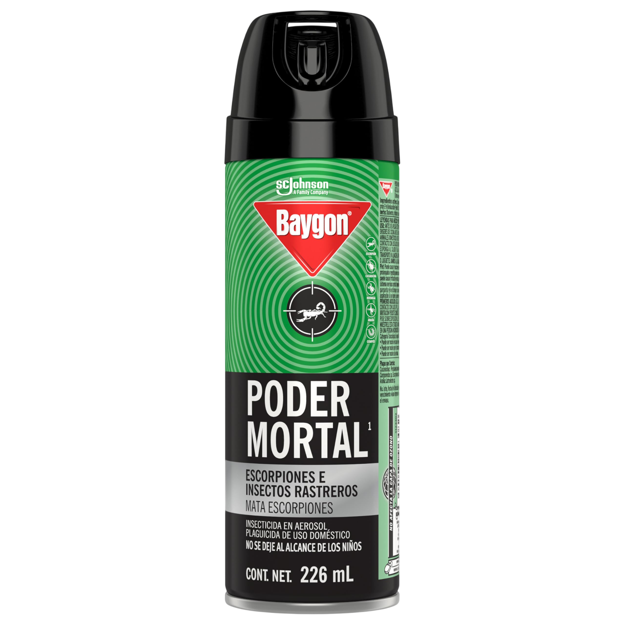 INSECTICIDA AEROSOL BAYGON PODER MORTAL 12/226ML