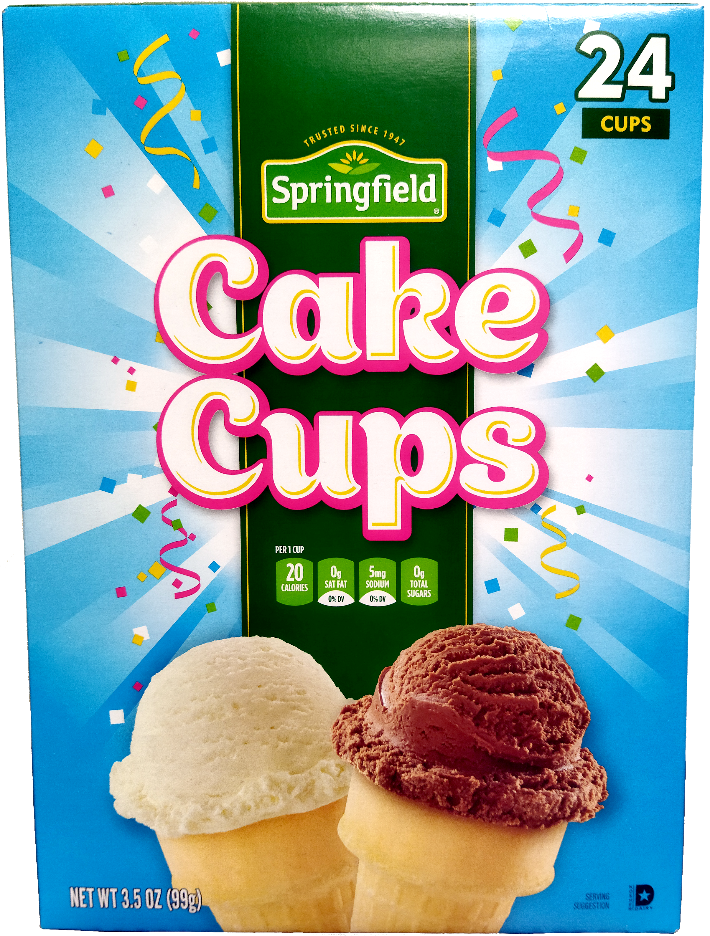 CONOS P/NIEVE SPRINGFIELD 12/24PZ