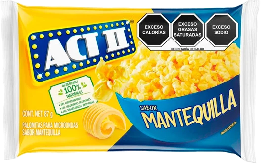 PALOMITAS MANTEQUILLA ACT II 84/80 GR.