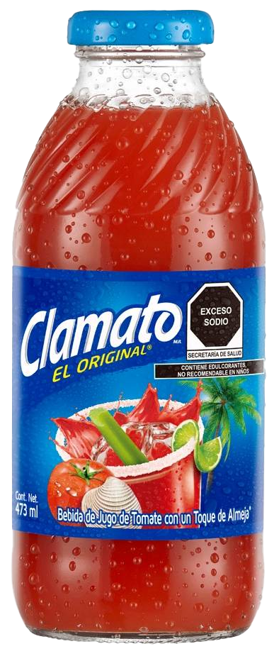 CLAMATO 12/473 ML 16 OZ.