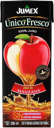 JUGO UNICO FRESCO JUMEX 24/200 ML MANZANA