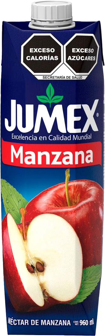 BEBIDA TETRA JUMEX 12/960 ML MANZANA