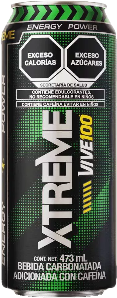 BEBIDA ENERGETIZANTE XTREME VIVE100 12/473ML