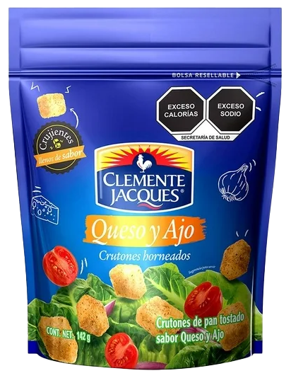 CRUTONES QUESO Y AJO CLEMENTE JACQUES 12/142 GR