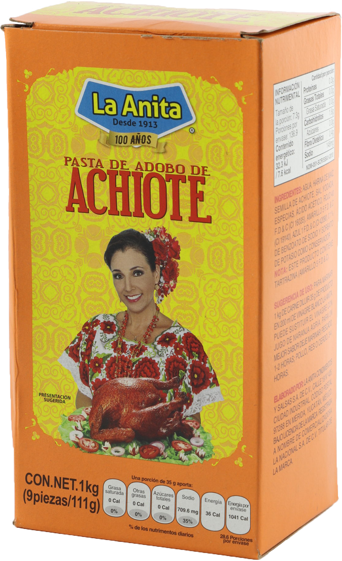 ACHIOTE LA ANITA 12/1 KG.