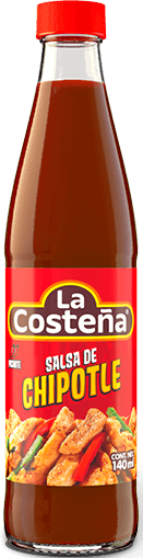 SALSA DE CHILE CHIPOTLE LA COSTEÑA 24/140 GR.