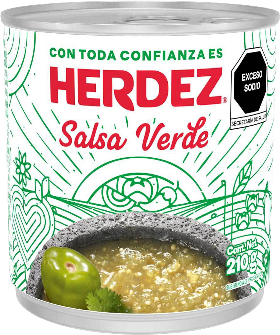 SALSA VERDE HERDEZ 48/210 GR.