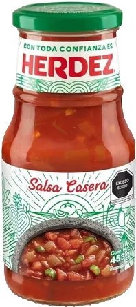 SALSA CASERA HERDEZ 12/453 GR