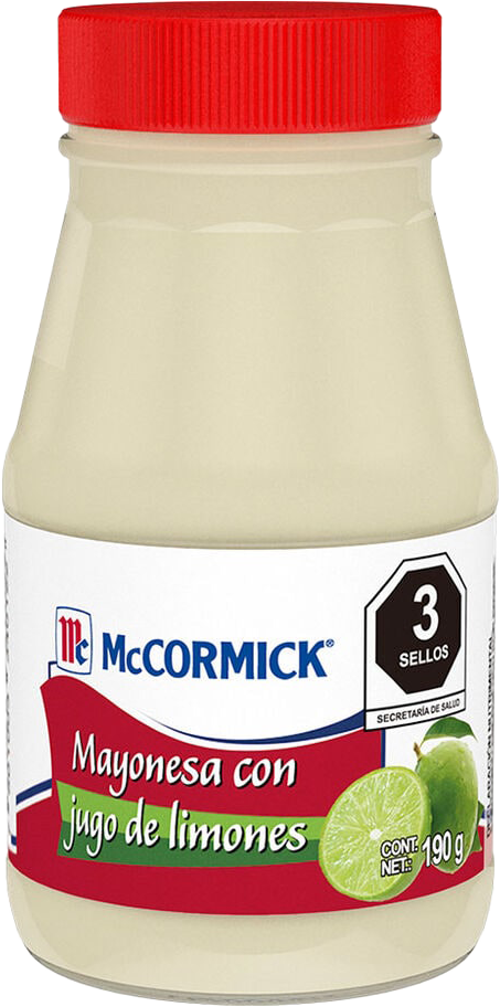 MAYONESA CON LIMON MCCORMICK 24/190 GR