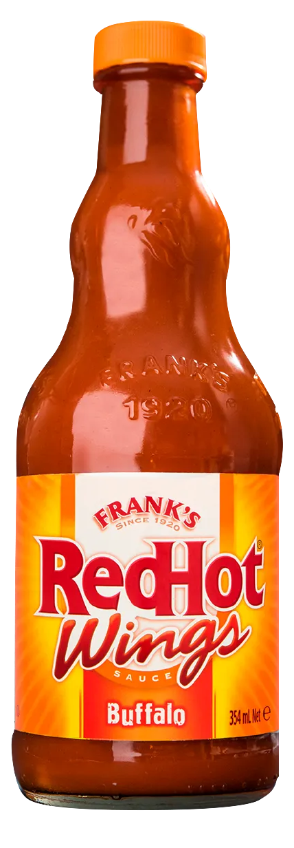 SALSA RED HOT WINGS FRANKS 12/354 ML