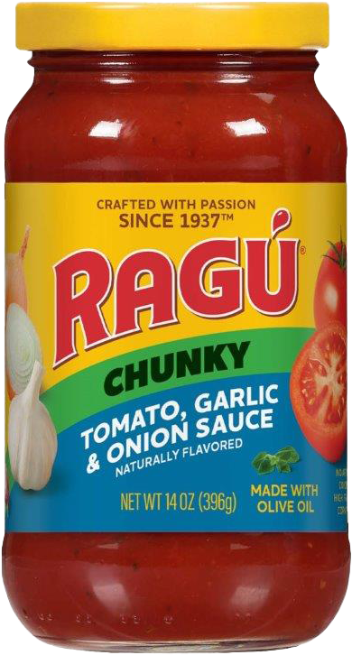 SALSA TOMATE/AJO/CEBOLLA RAGU 12/14 OZ