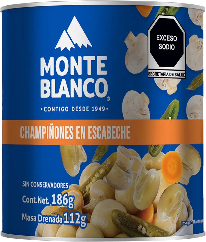 CHAMPIÑON EN ESCABECHE MONTEBLANCO 12/186 GR