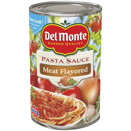SALSA P/SPAGUETTI C/CARNE DEL MONTE 12/24 OZ