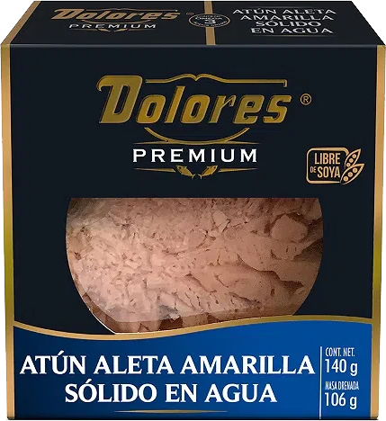 ATUN EN AGUA SOLIDO PREMIUM DOLORES 24/140 GR