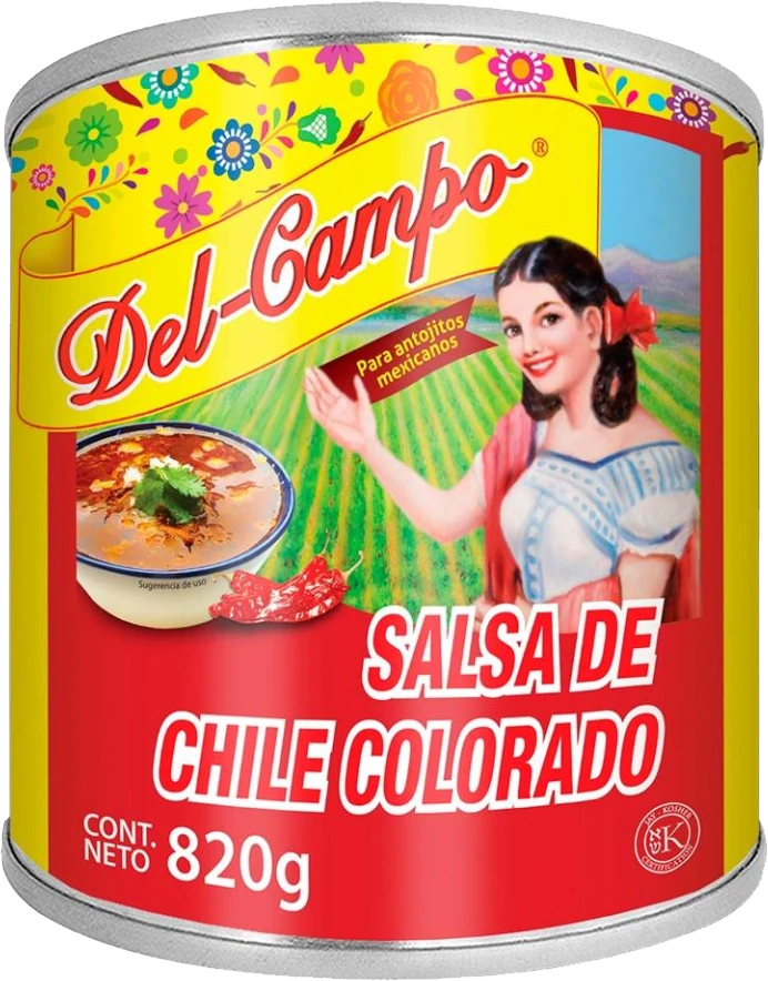 SALSA DE CHILE COLORADO DEL CAMPO 24/820 GR