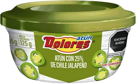 ATUN ALETA AMARILLA C/JALAPEÑO DOLORES 24/135 GR