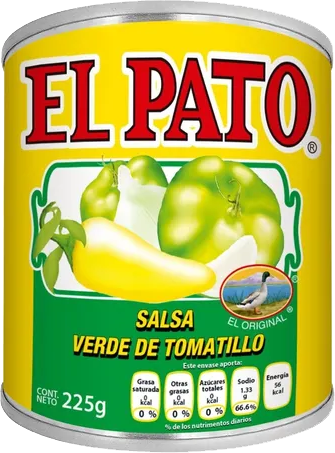 SALSA VERDE TOMATILLO EL PATO 48/225 GR