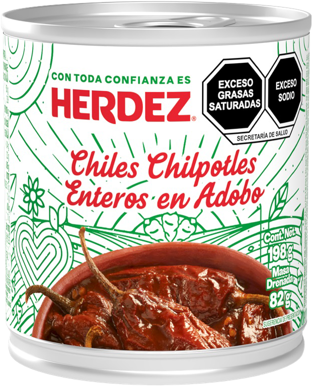 CHILE CHIPOTLE EN ADOBO HERDEZ 12/198 GR