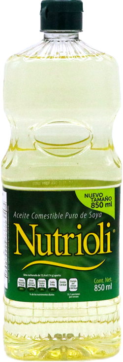 ACEITE DE SOYA NUTRIOLI 12/850 ML