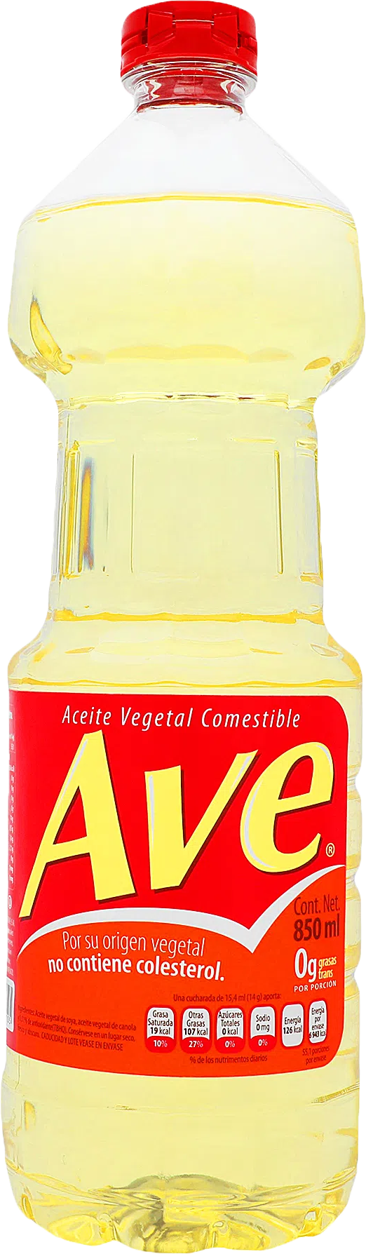 ACEITE VEGETAL AVE 12/850 ML